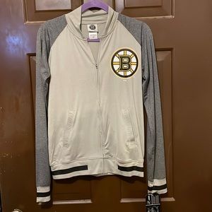 NHL Bruins Lightweight Jacket Preowned but New With Tags Size Small 4-6